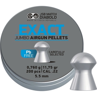 Diabolky JSB Jumbo Exact Lead Free 5,52 mm 200 ks