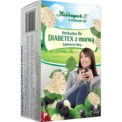 Herbapol Diabetex bylinný čaj pre diabetikov 20 ks