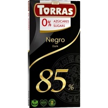 Torras bez cukru hořká 85% 75 g