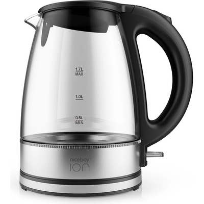 Niceboy ION Kettle K1 Crystal Glass Black