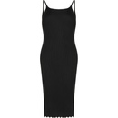Urban Classics Ladies A-Line Turtleneck Dress black