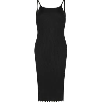 Urban Classics Ladies A-Line Turtleneck Dress black