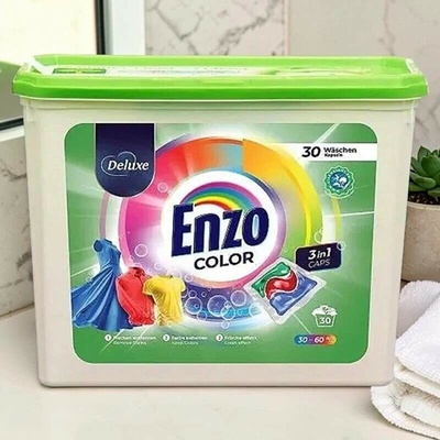 DeLuxe Enzo Color Kapsule na pranie 3v1 30 PD