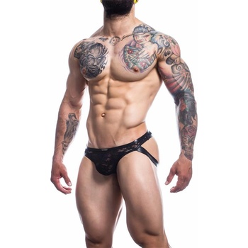 Image 1 of Cut4Men L4CE04 Hybrid Jockstrap with Lace Black S