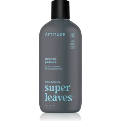 ATTITUDE Super Leaves Men Shower Gel душ гел за мъже Eucalyptus & Sage 415ml