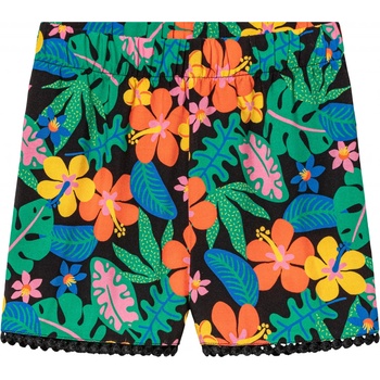 lupilu dívčí šortky listy černá