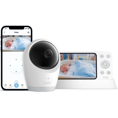 Anker eufy E21, 4K biela detská opatrovateľka