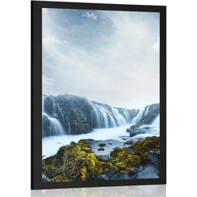 Plakát vznešené vodopády - 20x30 white