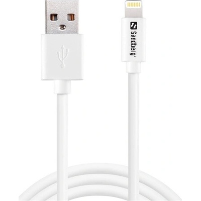 Sandberg 440-75 USB>Lightning MFI, 1m, bílý