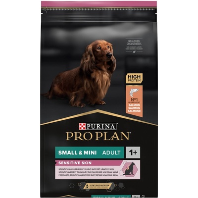 Pro Plan Small & Mini Adult Sensitive Skin granule pro psy losos 2 x 7 kg