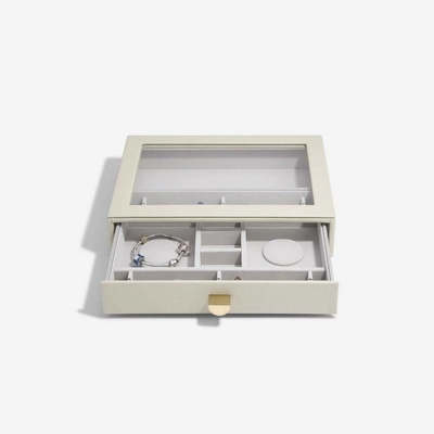 Stackers šperkovnice na šarmy Oatmeal Classic Charm Display Drawer krémová 75791
