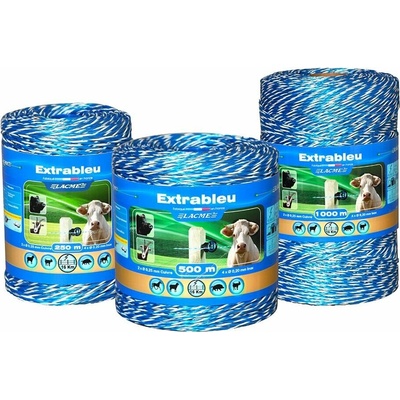 Lacme Lanko pro elektrický ohradník EXTRABLEU modro-bílá Délka: 250 m