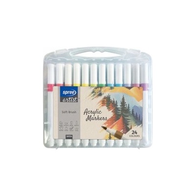 SpreeArt Маркери акрилни 24 цвята