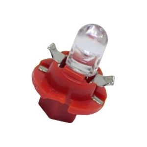 CarMart Лед крушки тип b8.4d 12v / 2w червен