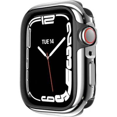 SwitchEasy Удароустойчив хибриден кейс за Apple Watch 41мм, 40мм - SwitchEasy Odyssey Glossy Edition Case (сребрист-лъскав) (GS-107-230-285-112)
