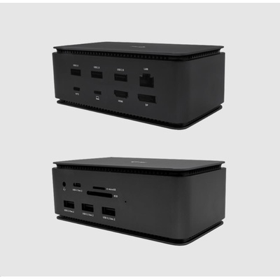 i-Tec USB4 Metal Docking station Dual 4K HDMI DP + Power Delivery 80 W USB4DUAL4KDOCKPD – Zboží Mobilmania