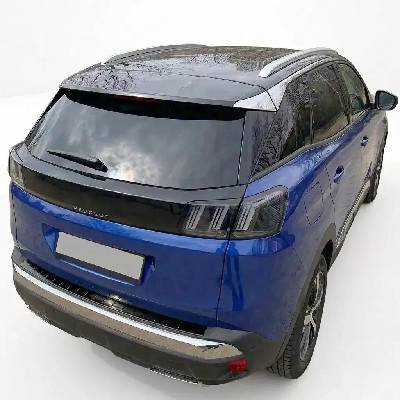 Omtec Nerezový čierny kryt hornej hrany zadného nárazníka Peugeot 3008-2016-23