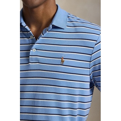Памучна тениска с яка Polo Ralph Lauren (710974586)
