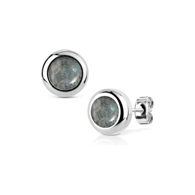Nubis ocelové náušnice Shimmer stone NB014-06