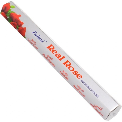 Tulasi vonné tyčinky Real Rose 15 ks