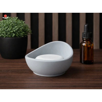 Aromakameny Světle šedá Mizu Aroma kámen bílý 1 ks