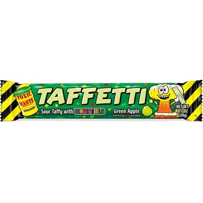 Toxic Waste Taffetti kyselá páska s příchutí zeleného jablka 20 g