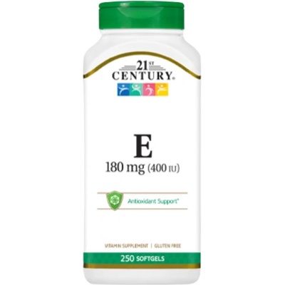 21st Century Vitamin E 180 mg / 400 IU [250 Гел капсули]