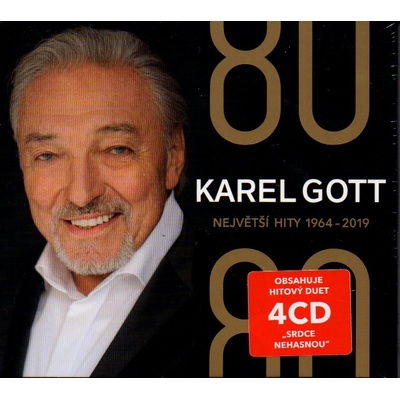 Karel Gott - 80/80-Největší hity 1964-2019 CD