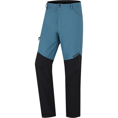 Husky Мъжки софтшел панталони Kavia, тюркоазено/черно (hsk-HT0-0525)