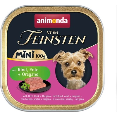 Animonda Vom Feinsten Adult Mini - говеждо, патица и риган 100 г