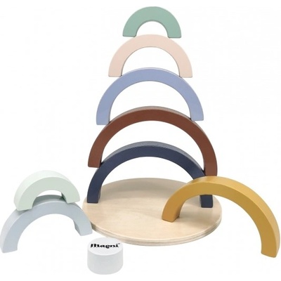 Magni Danish Toys puzzle dúha