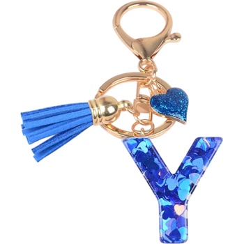 HARAHU Ключодържател Азбука - y / Тъмносиня kp37887 (37887)