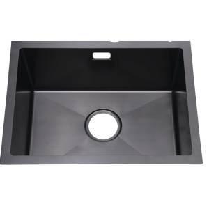 Cascada Кухненска мивка от неръждаема стомана и черно покритие r10 pvd d5441hb (3524902) Мивка за вграждане