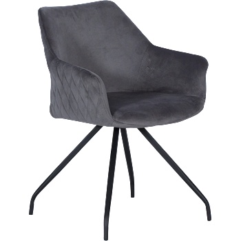 Carmen Трапезен стол kendal - тъмносив bf 2 (3532007_1)