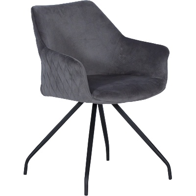 Carmen Трапезен стол kendal - тъмносив bf 2 (3532007_1)