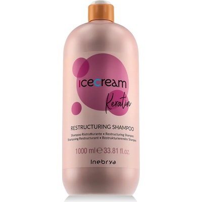 Inebrya Ice Cream Keratin Restructuring Shampoo 1000 ml