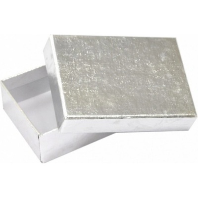 Stil Dárková krabička B1 Lux - stříbrná - 10 x 7 x 3 cm