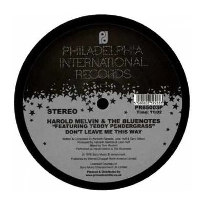 Harold Melvin And The Blue Notes - Don't Leave Me This Way Bad Luck LP