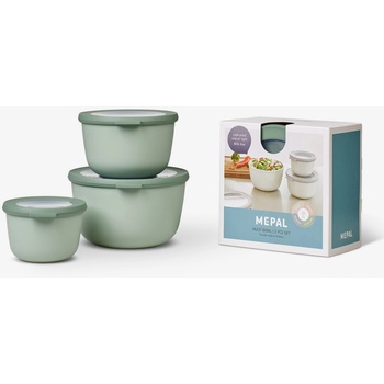 Mepal Комплект от три купи в светлозелен цвят Mepal Cirqula (500+1000+2000 мл) Mepal | Zelen | Home | UNI