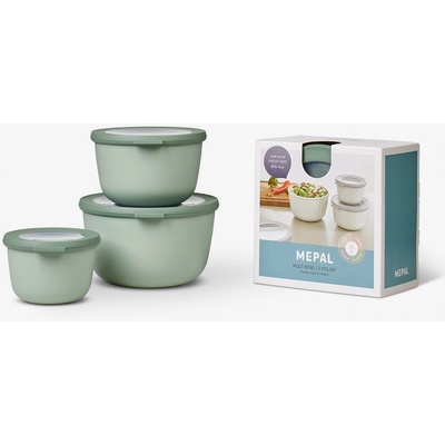 Mepal Комплект от три купи в светлозелен цвят Mepal Cirqula (500+1000+2000 мл) Mepal | Zelen | Home | UNI