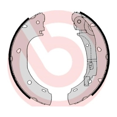 Sada brzdových čeľustí BREMBO S 23 525