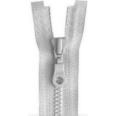 YKK VISLON® zip kostěný dělitelný, šedý světlý - 30 cm