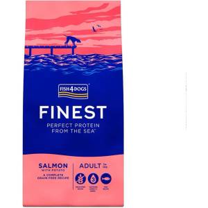 Fish4Dogs finest Сьомга Възрастни Голям 6 кг