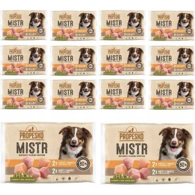 Propesko Mistr s kuřecím a krůta v omáčce 60x85 g