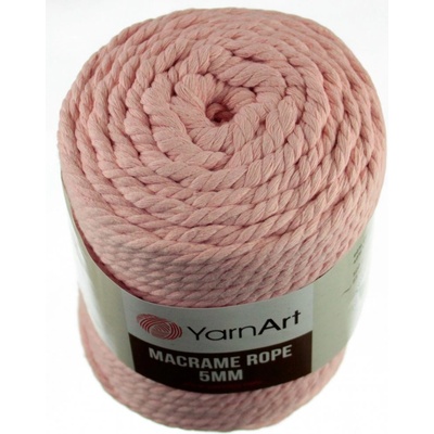 Macrame Rope 762 růžová 5 mm