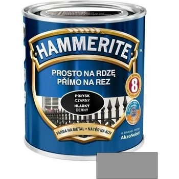 Hammerite přímo na rez, 0,70L, hladký světle šedý