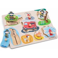 New Classic Toy vkládací hasiči 8 dielov