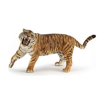 Papo - Фигурка за колекциониране и игра - Ревящ Сибирски Тигър (50182)