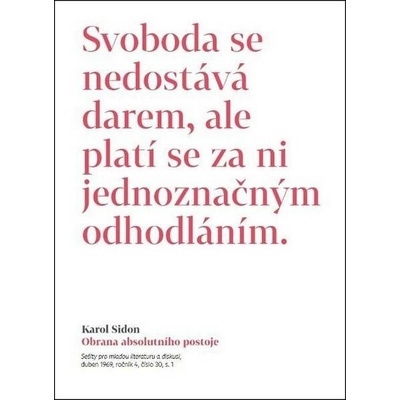 Obrana absolutního postoje