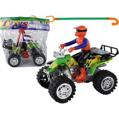Lean Toys Štvorkolka s jazdcom Off-Road na trecí pohon